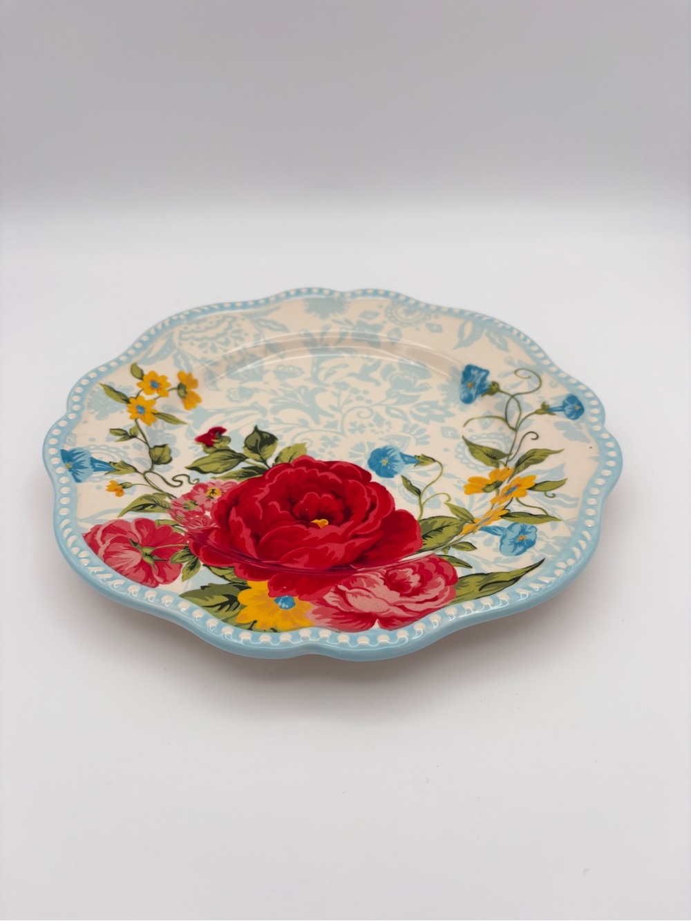 Pioneer Woman Stoneware Sweet Rose Pattern Replacement Salad Plate